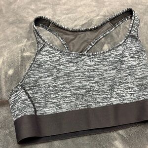Victoria's Secret Black and Gray Sports Bra